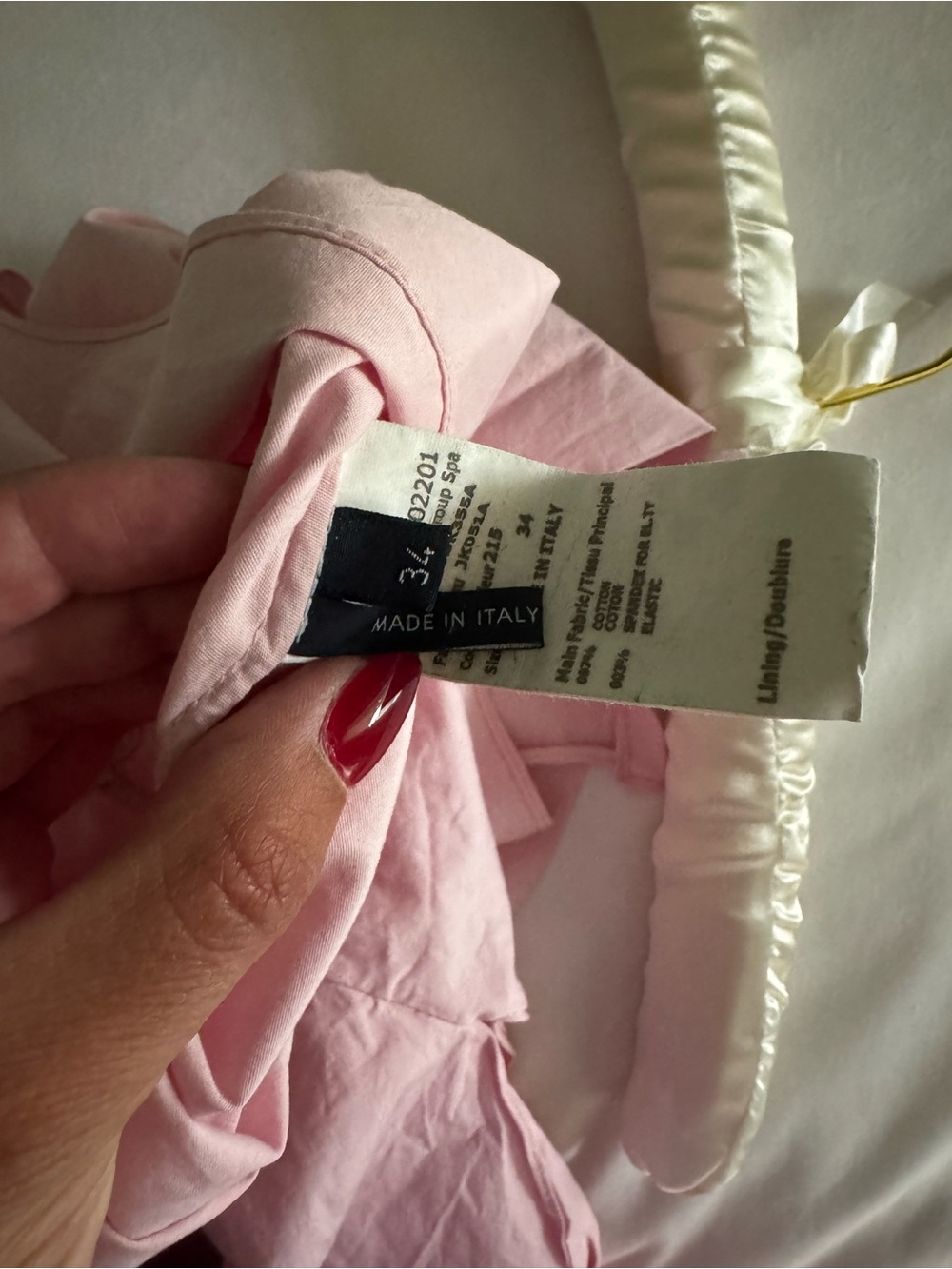 Jil Sander Navy Rosa Asymmetrical Top - Picture 5 of 10
